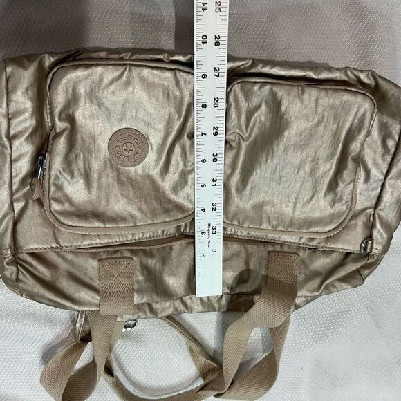 Kipling Cyrene Sparkly Gold Bag - Picture 4 of 7